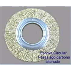 Escova Aço Circular Ondulado - 10